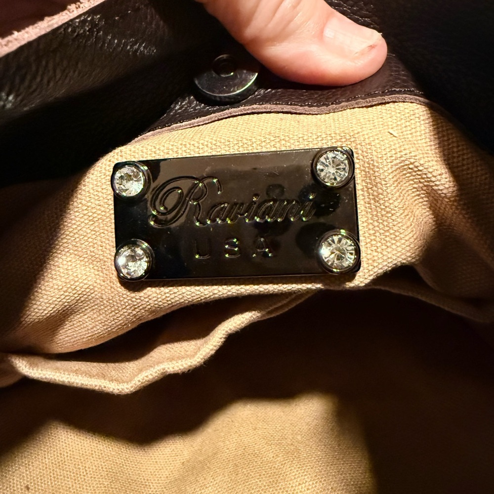 RAVIANI Brown Leather Fringe Bag - Picture 6 of 6